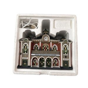 Vintage Department 56 Christmas in the City Grand Central Railway Station Xmas